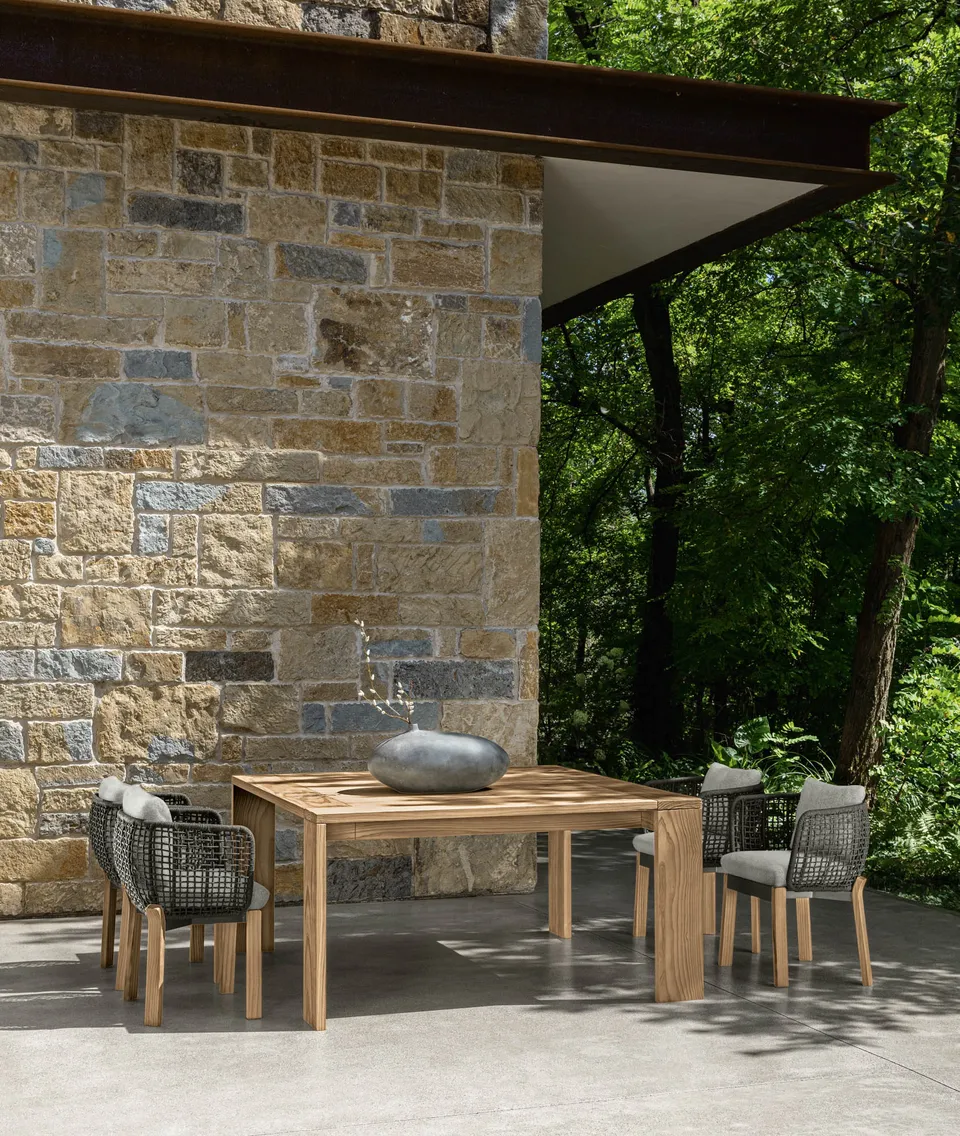 שולחן אוכל מלבני Argo Wood 220×110 של Talenti — תמונה 7