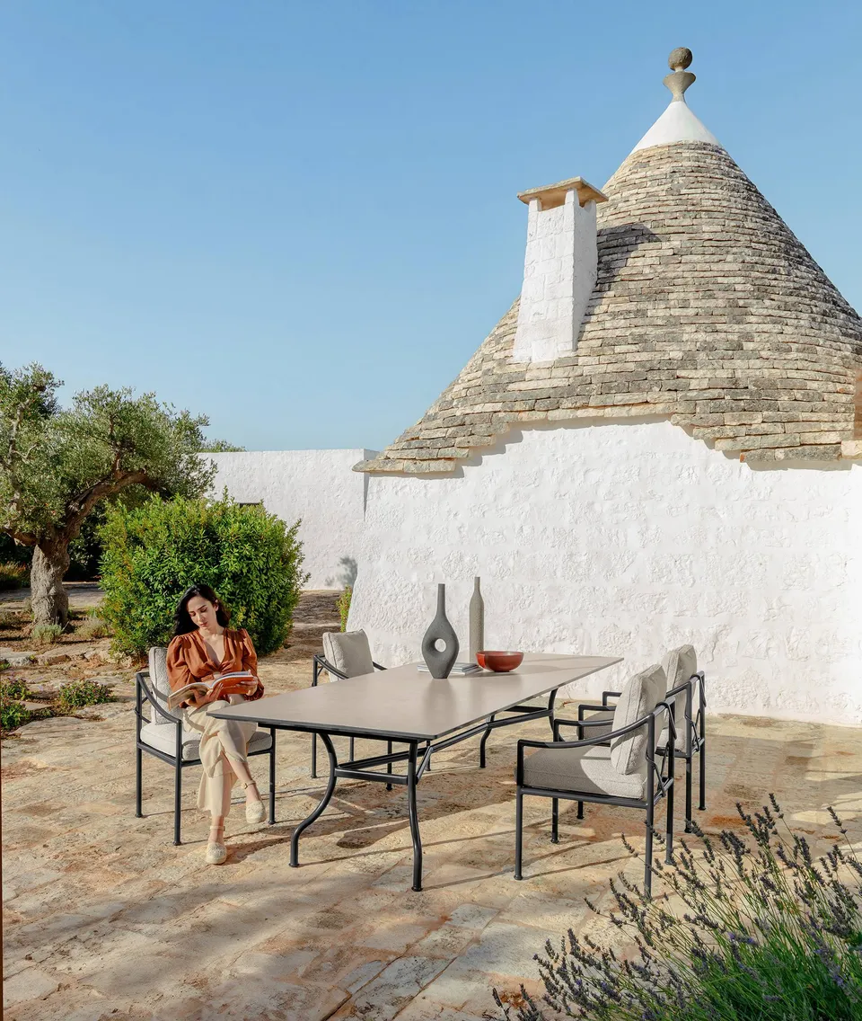 שולחן אוכל מרובע Capri 150×150 של Talenti — תמונה 4