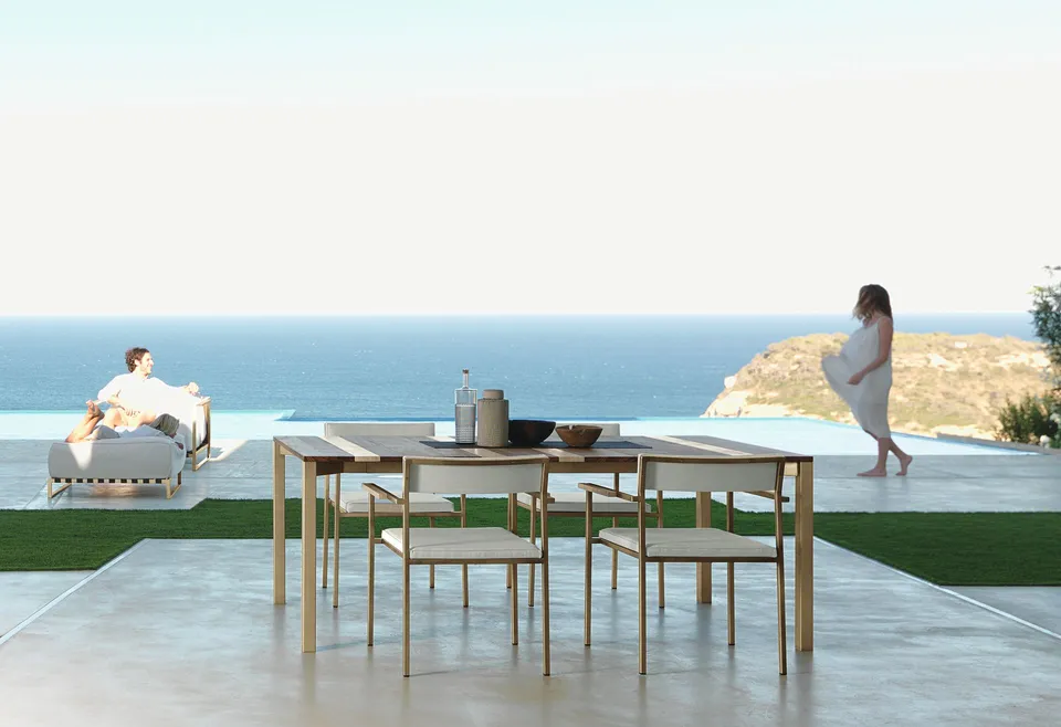 שולחן אוכל מרובע Casilda 150×150 של Talenti — תמונה 3