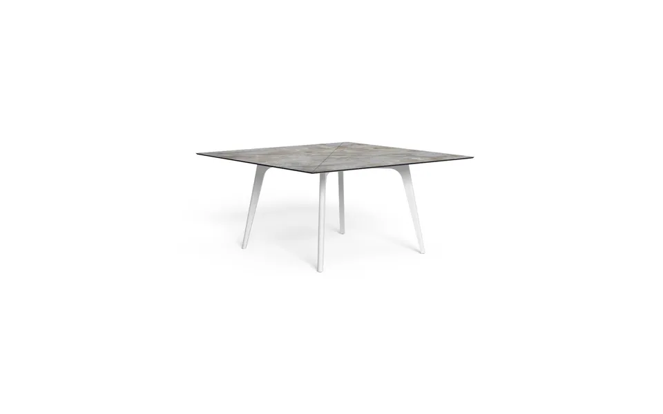 שולחן אוכל מרובע CleoSoft Alu 150×150 של Talenti