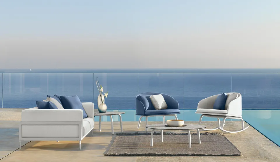 שולחן אוכל מלבני CleoSoft Alu 220×100 של Talenti — תמונה 8