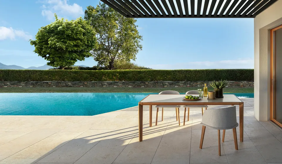 שולחן אוכל מלבני CleoSoft Wood 220×100 של Talenti — תמונה 2