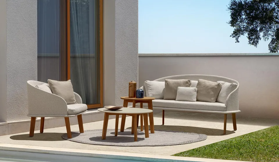 כורסת לאונג׳ מעץ CleoSoft//Wood של Talenti
