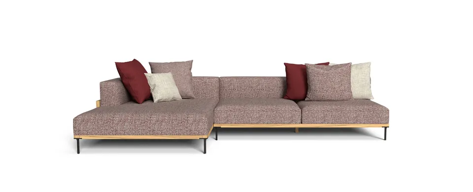 ספה מודולרית CleoSoft Wood של Talenti — תמונה 19