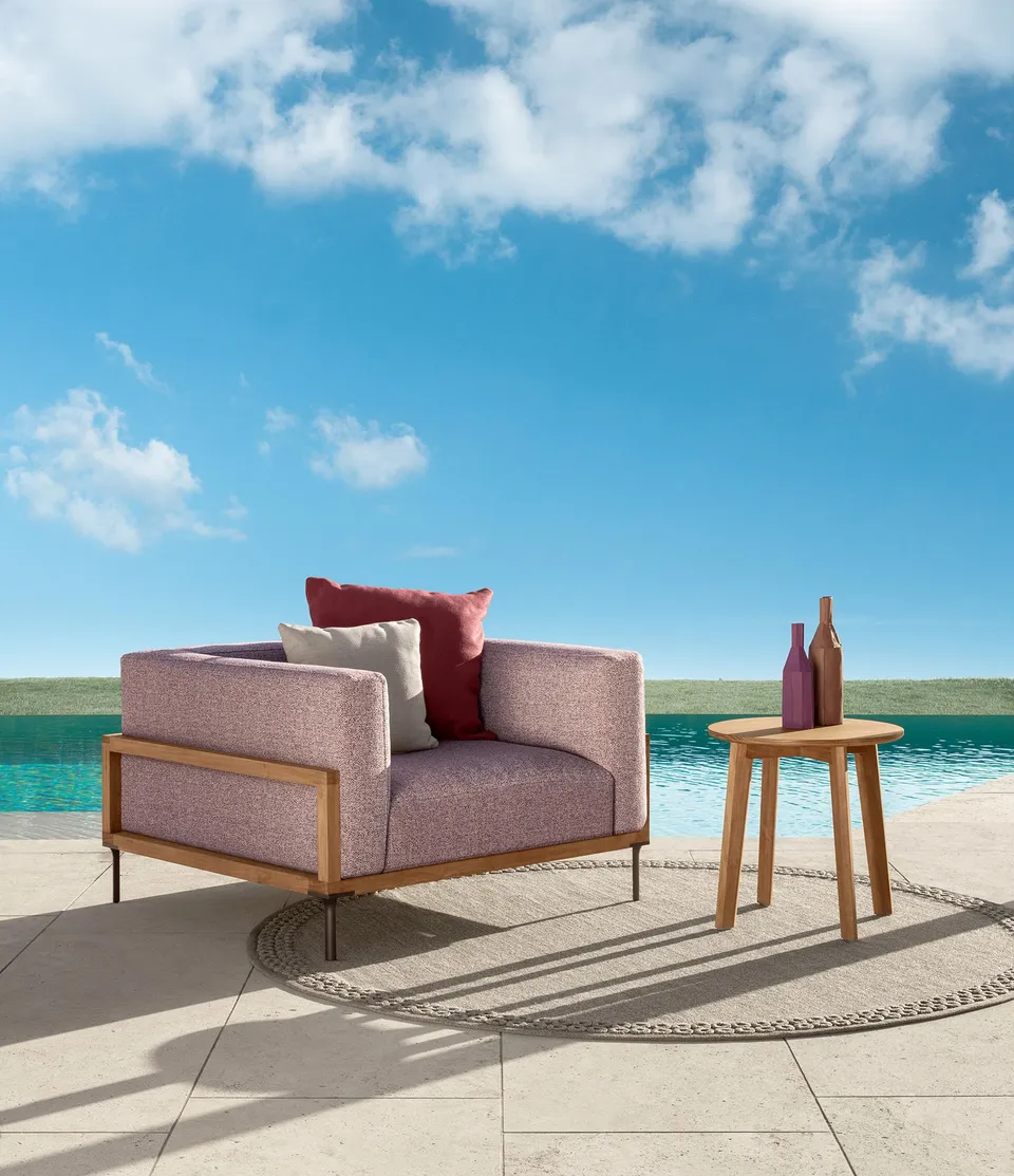 שולחן קפה עגול CleoSoft Wood D75 של Talenti — תמונה 5