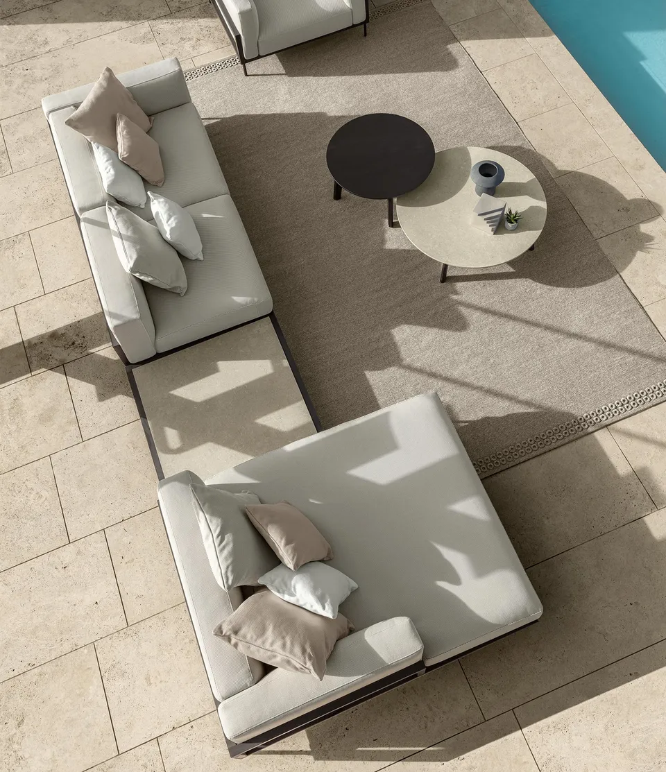 ספה מודולרית CleoSoft Wood של Talenti — תמונה 2