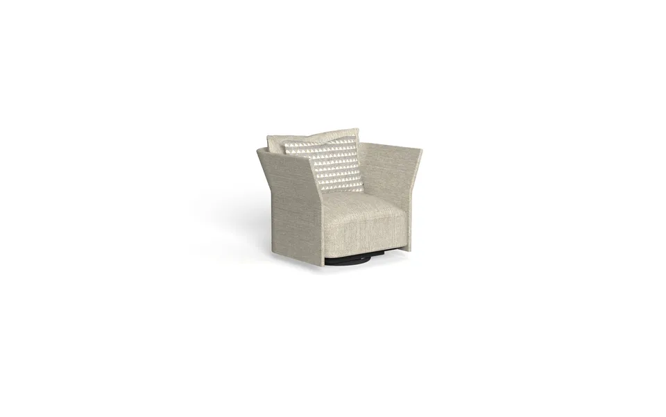 כורסת לאונג׳ מסתובבת לחוץ Cliff Swivel Fabric של Talenti — תמונה 14