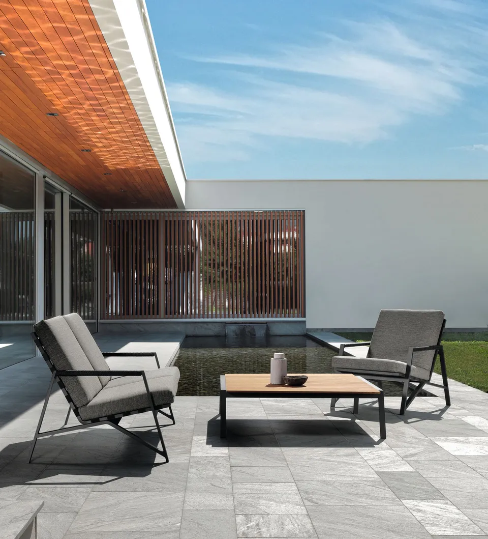 שולחן קפה מרובע Cottage 120×120 של Talenti — תמונה 2