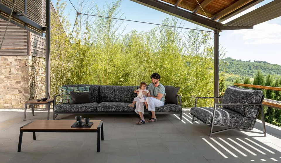 שולחן קפה מרובע Cottage 120×120 של Talenti — תמונה 5