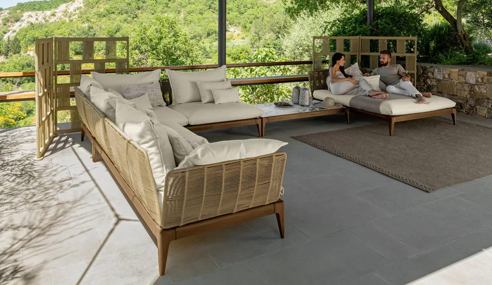 שולחן קפה מלבני Cruise Teak 45×90 של Talenti — תמונה 4