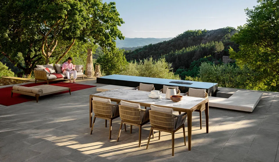 מיטת יום מעץ טיק Cruise Teak של Talenti — תמונה 7