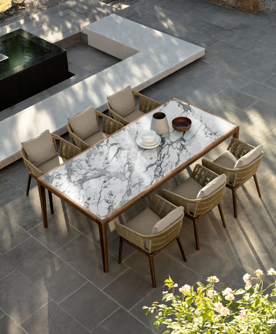 שולחן קפה מלבני Cruise Teak 45×90 של Talenti — תמונה 5