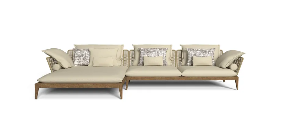 ספה מודולרית Cruise Teak של Talenti