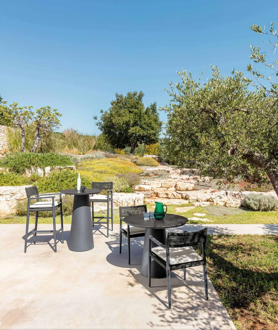 שולחן בר עגול Dolcevita Alu d75 של Talenti — תמונה 3