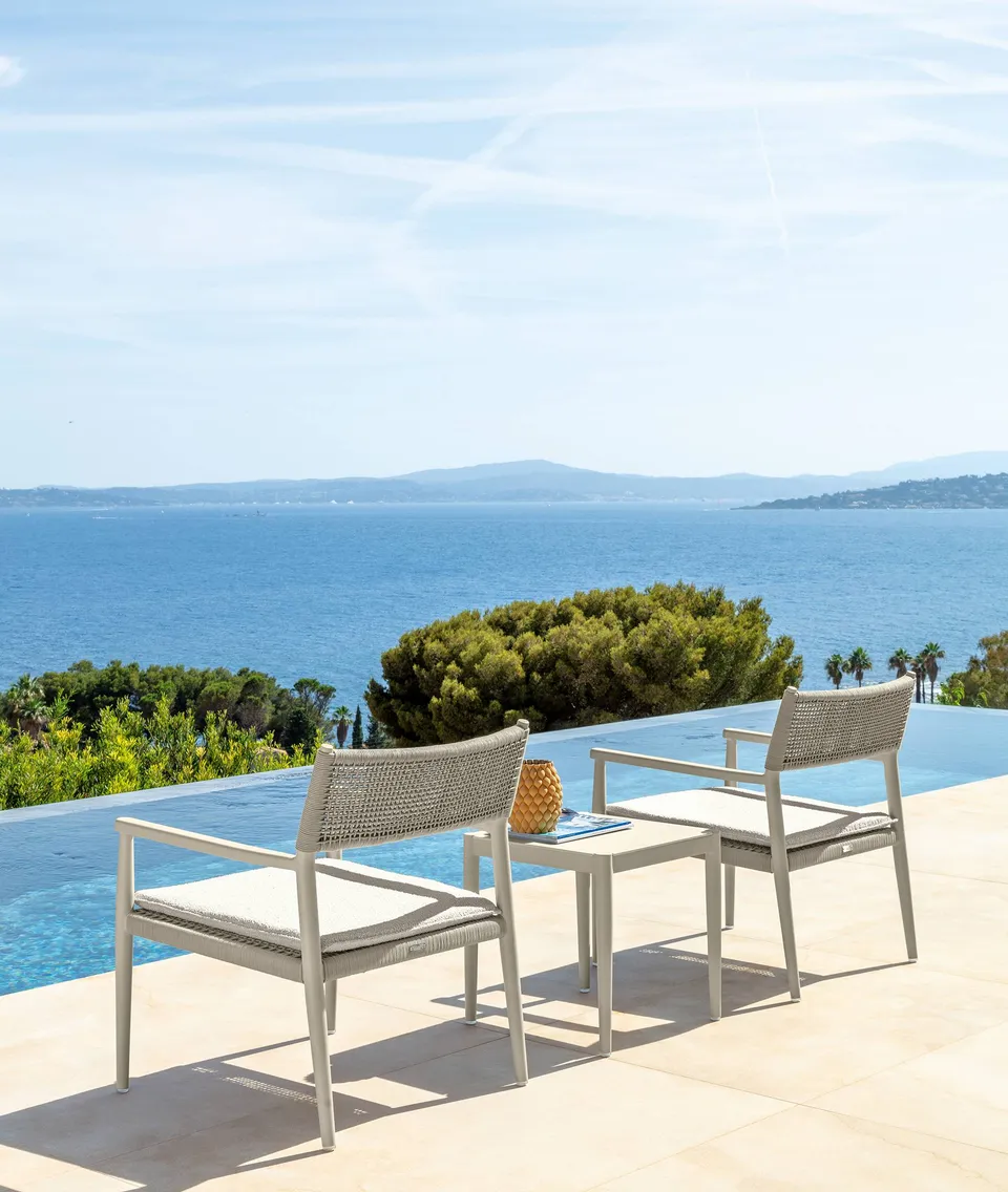 שולחן צד מרובע Dolcevita Alu של Talenti — תמונה 2