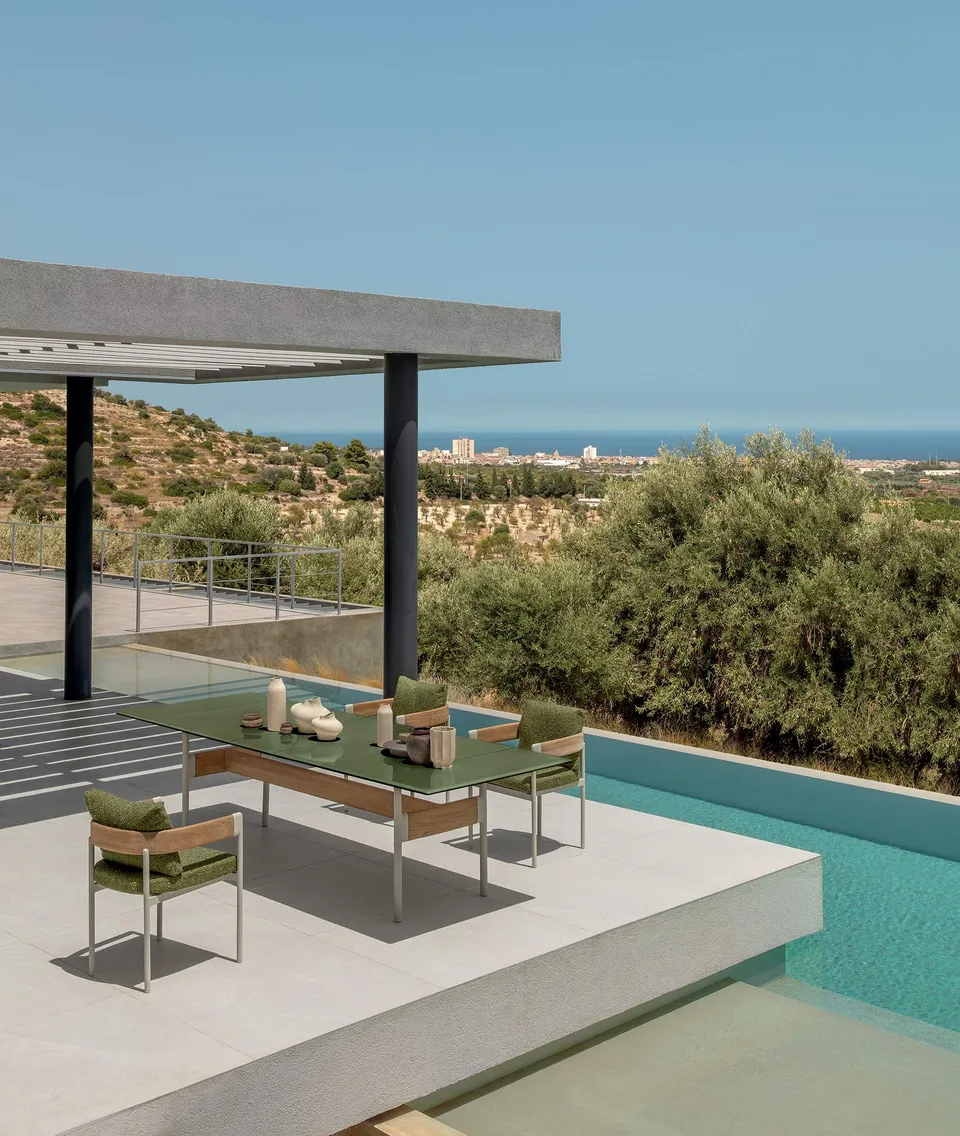 שולחן אוכל מלבני Flow 280×100 של Talenti — תמונה 4