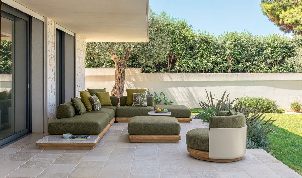 שולחן קפה נמוך מרובע Itaca 100×100 של Talenti — תמונה 3
