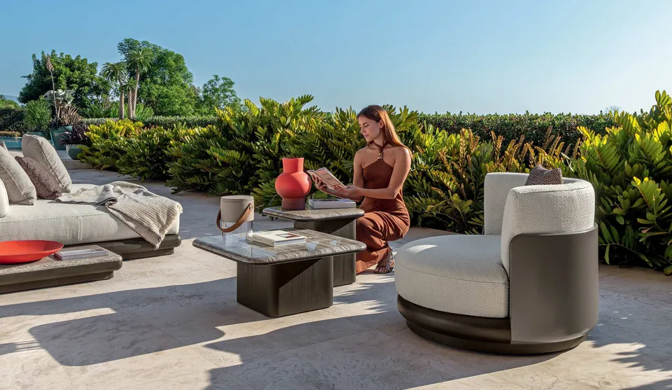 שולחן קפה מרובע Itaca 70×70 של Talenti