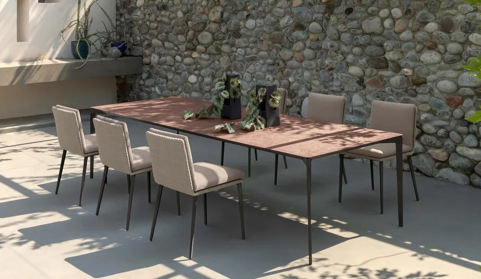 שולחן אוכל גדול Leaf 300×110 של Talenti