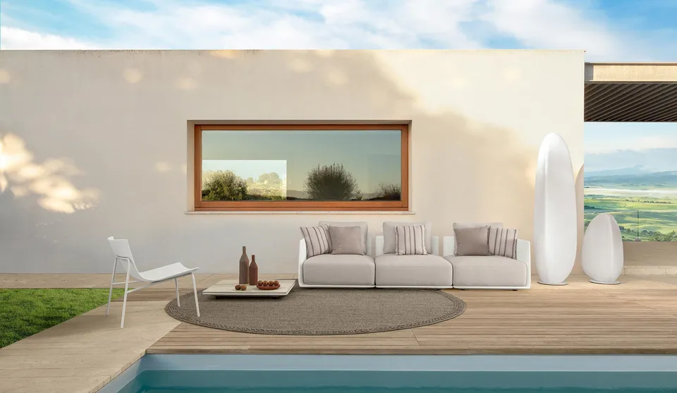 שולחן קפה נמוך מרובע Malè 90×90 של Talenti — תמונה 2
