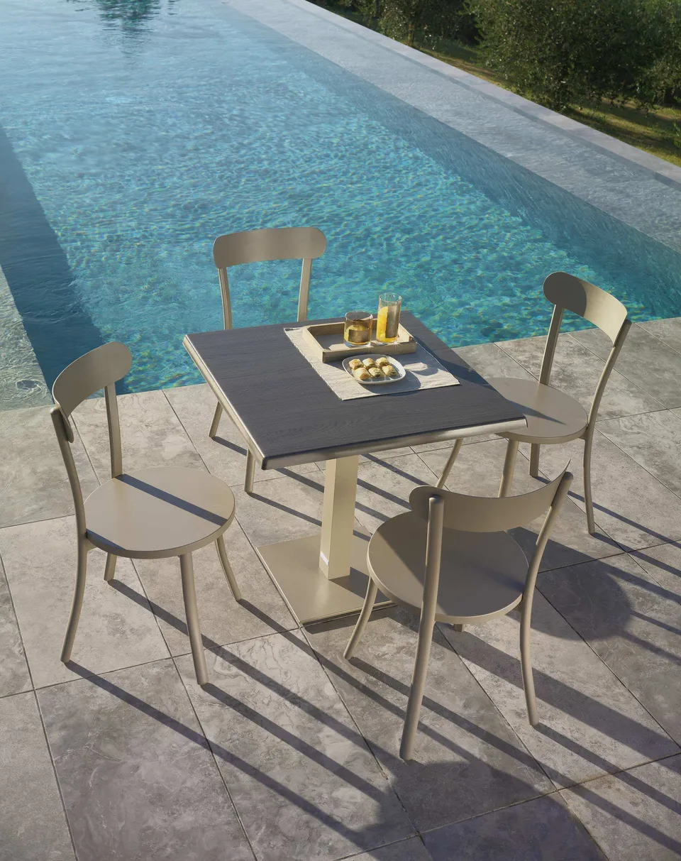 בסיס מלבני לשולחן אוכל Minorca Rectangular H72 של Talenti — תמונה 4