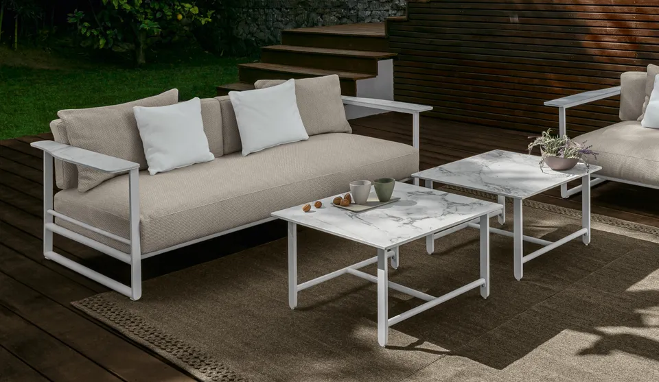 שולחן קפה מרובע Riviera 70×70 של Talenti