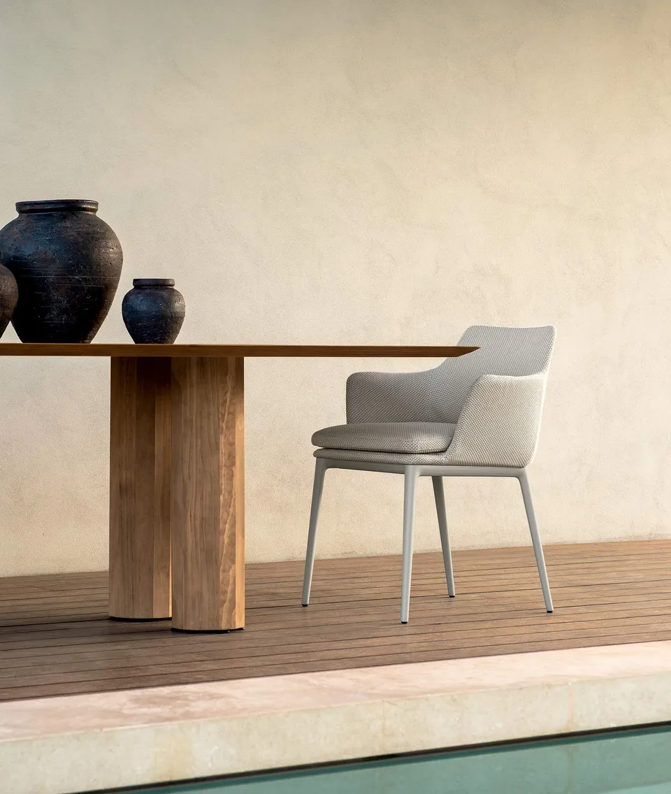 שולחן אוכל מעץ Accoya Salinas Accoya 260×110 של Talenti — תמונה 3