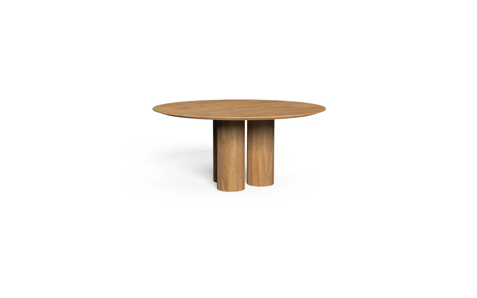 שולחן אוכל עגול גדול מעץ Accoya Salinas D165 Accoya של Talenti — תמונה 11