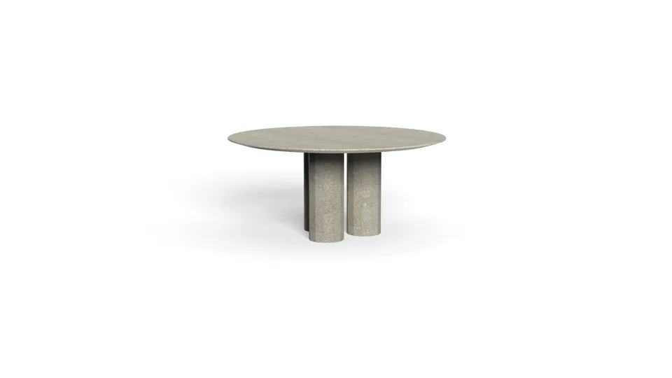 שולחן אוכל עגול מבטון Salinas D165 Concrete של Talenti — תמונה 11