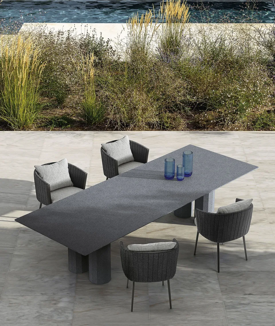 שולחן אוכל מבטון Salinas 280×110 של Talenti — תמונה 3