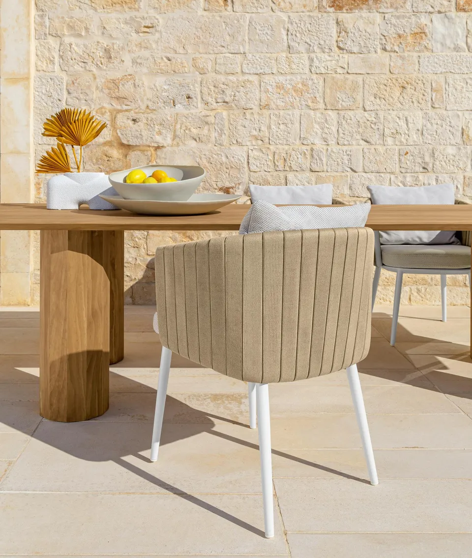 שולחן אוכל עגול מבטון Salinas D165 Concrete של Talenti — תמונה 8