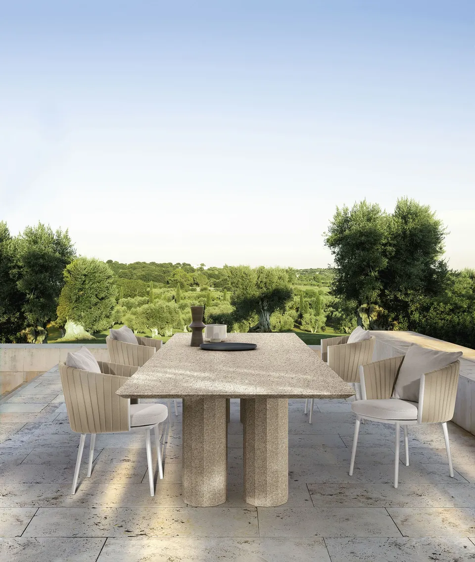 שולחן אוכל מבטון Salinas 280×110 של Talenti — תמונה 2