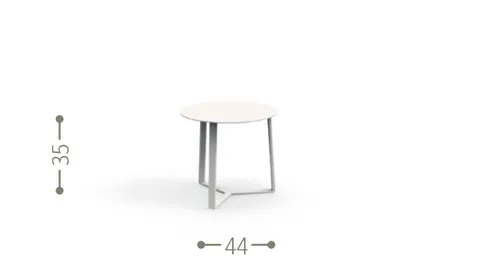 שולחן צד עגול Touch D45 של Talenti — תמונה 13