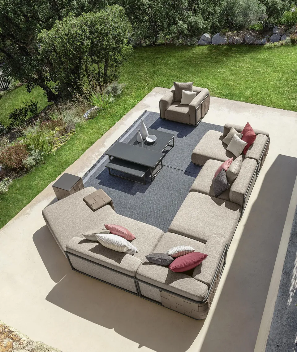 שולחן קפה גדול Tressé 160×90 של Talenti — תמונה 6