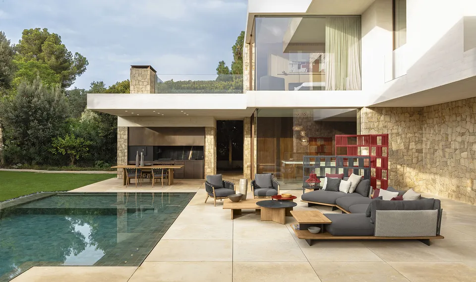 שולחן קפה מלבני מעץ Venice 150×90 של Talenti — תמונה 5