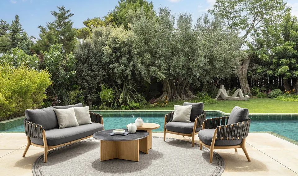 שולחן קפה מלבני מעץ Venice 150×90 של Talenti — תמונה 3