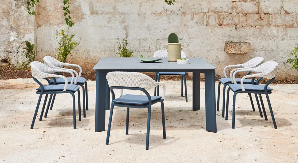 שולחן אוכל נמוך Plinto של Varaschin — תמונה 4